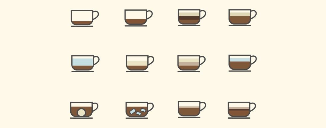 les différents types de café