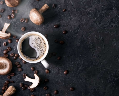 café aux champignons