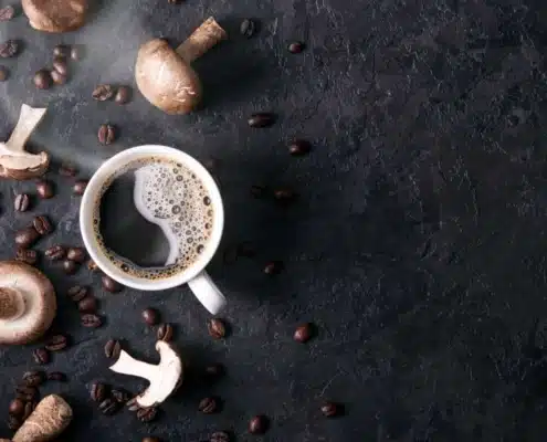 café aux champignons