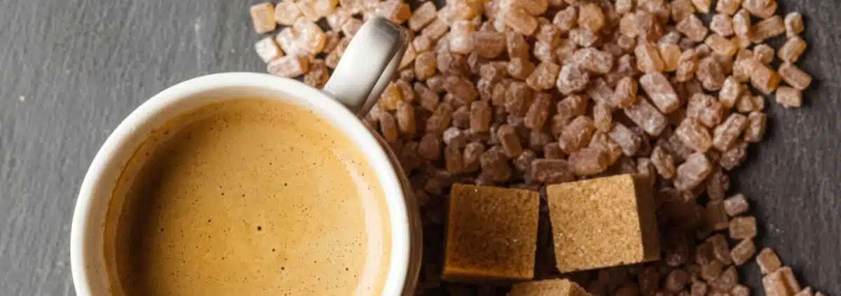 le café sucré