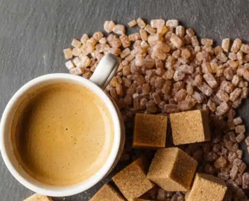 le café sucré