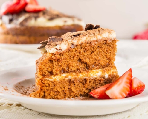gâteau aux petits beurres et café