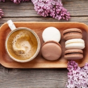macarons au café