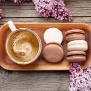 macarons au café