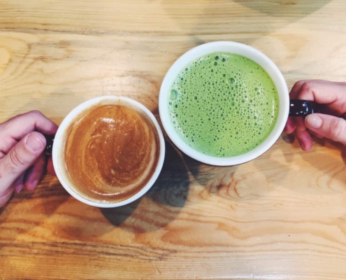 matcha ou café