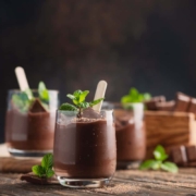 mousse au chocolat au café