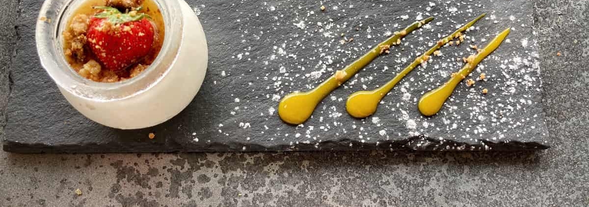 panna cotta au café