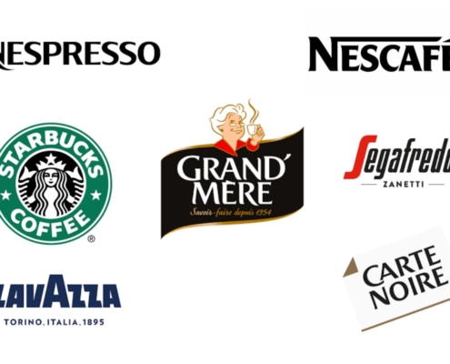 les différentes marques de café