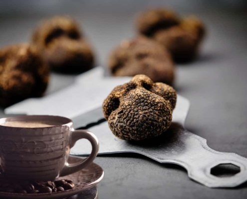 harmonies entre le café et la truffe