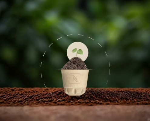 Capsule nespresso compostable
