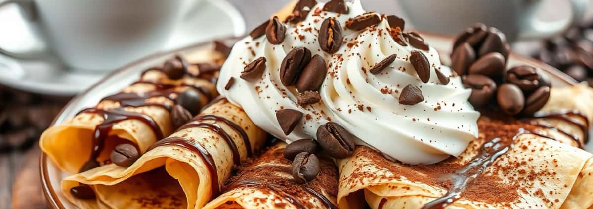 Crêpes au café