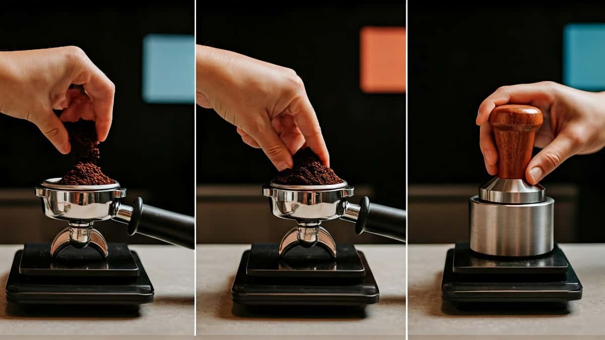 Maîtriser le dosage, le nivellement et le tassage de la mouture pour un espresso