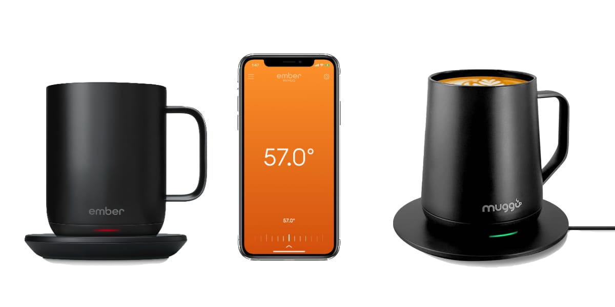 Tasses connectées Ember Mug 2 et Muggo Cup