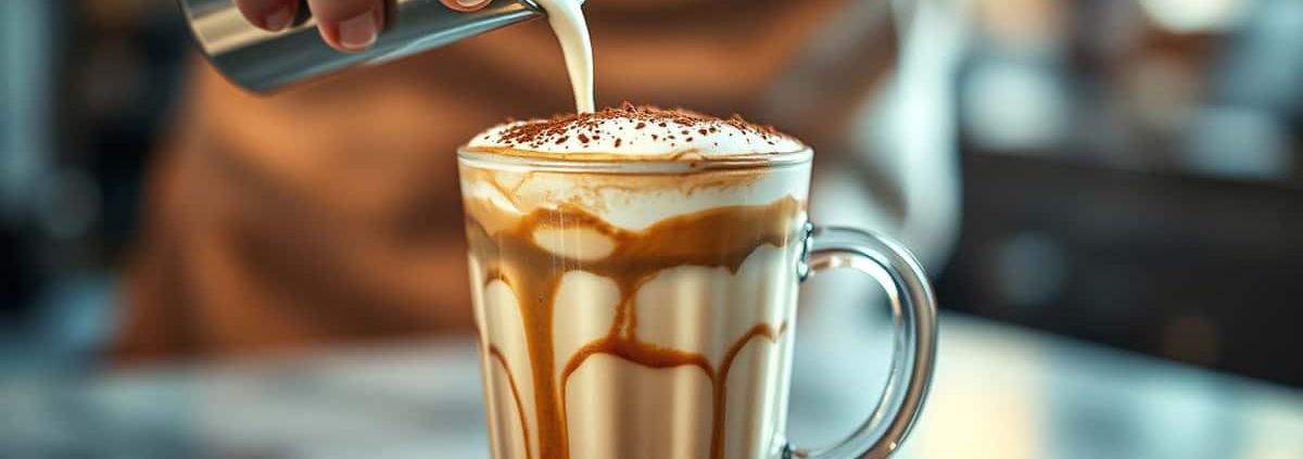 Mocaccino, une boisson gourmande qui allie café, chocolat et lait moussé