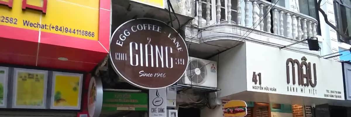 Le café vietnamien au Café Giang