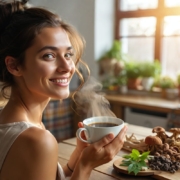 Café adaptogène, enrichi en extraits de plantes ou de champignons
