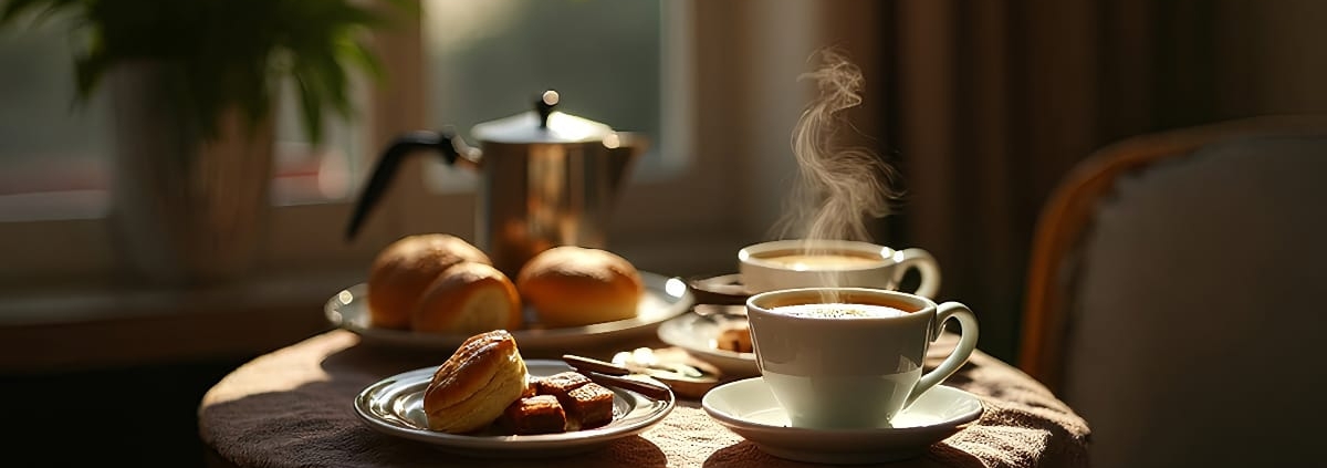 Art de recevoir autour d'un café