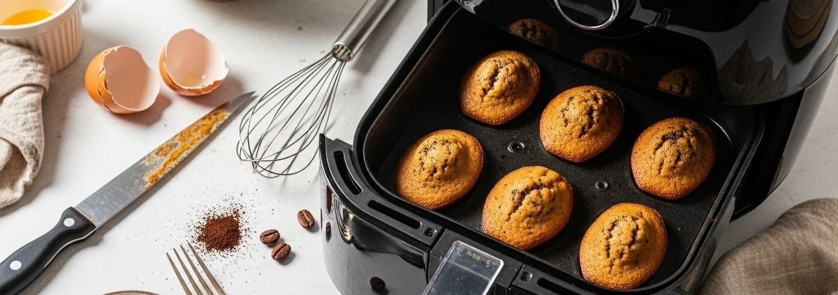 Madeleines au Café à l'Air Fryer