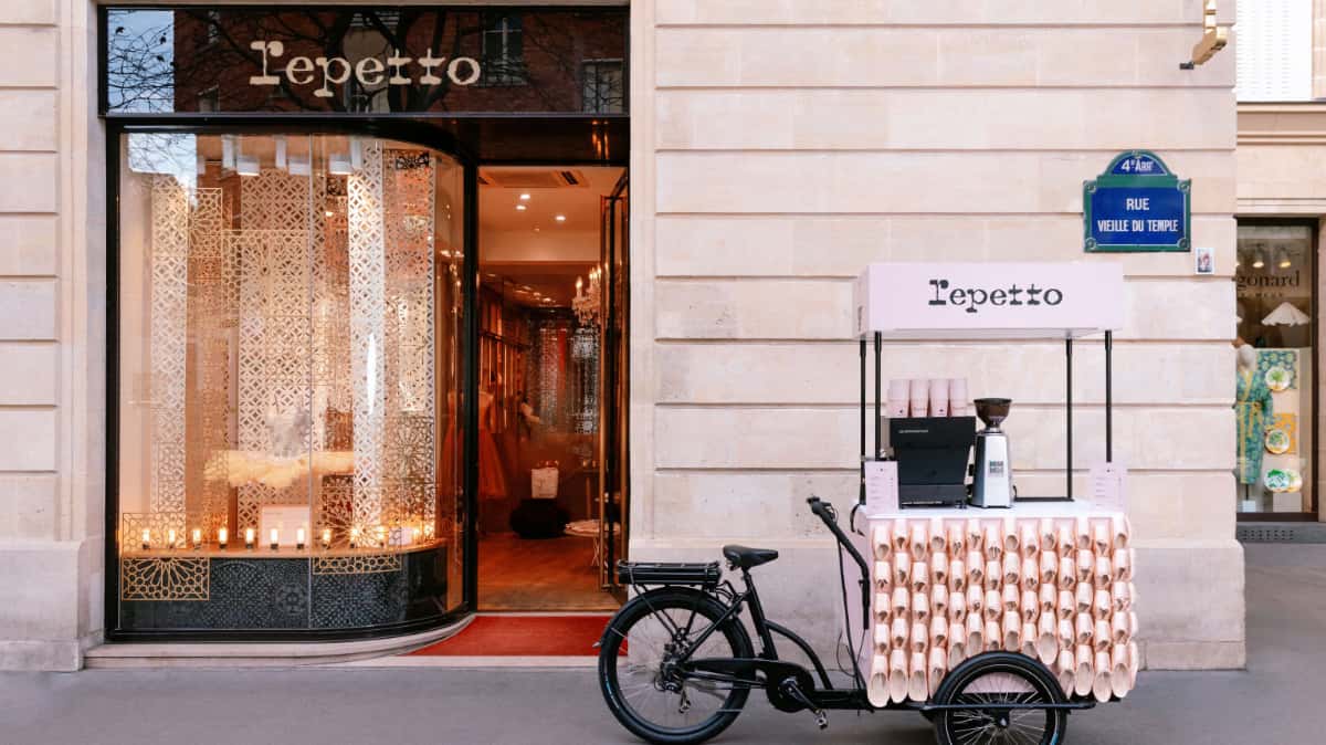 Pop Up café éphémère Repetto