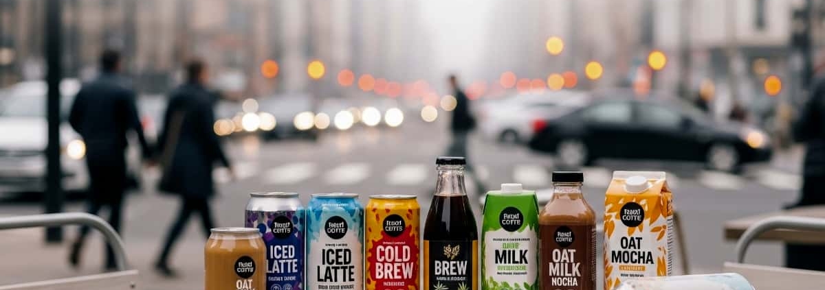 Café prêt à boire, formats et arômes