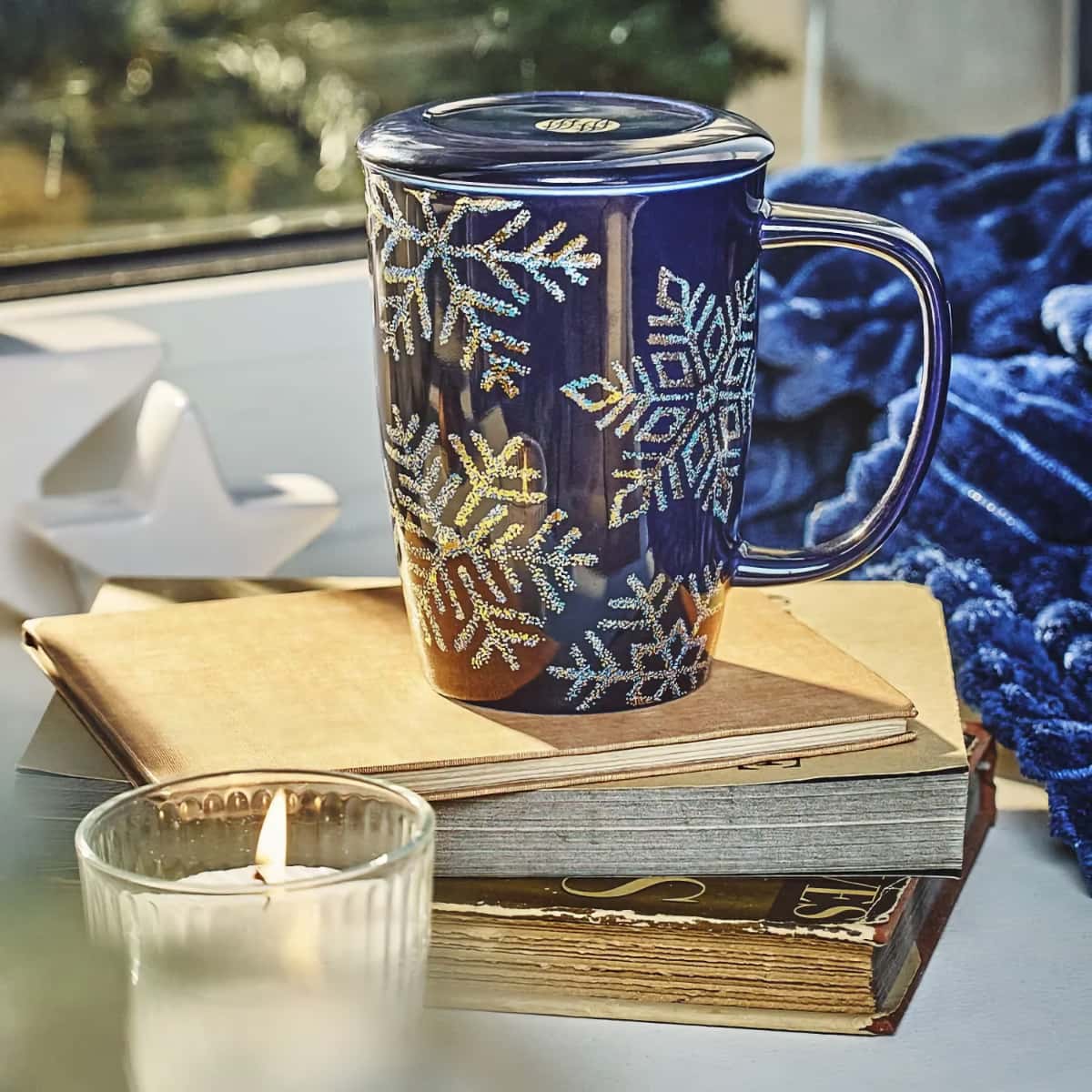 Mug Infuseur de Noël en porcelaine (Le Palais des Thés)