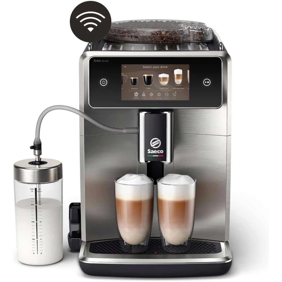 Machine Saeco Xelsis Deluxe en situation de cuisine