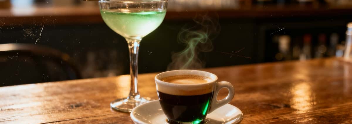 Café à l’absinthe : recette d'un cocktail corsé qui réinvente le café digestif