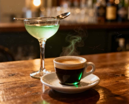 Café à l’absinthe : recette d'un cocktail corsé qui réinvente le café digestif