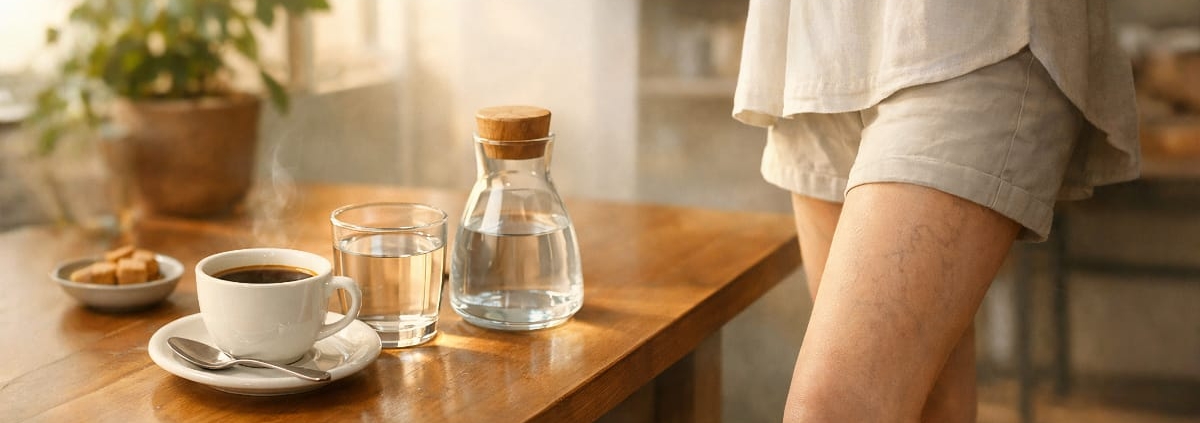 Café et varices : faut‑il vraiment lever le pied sur la caféine ?