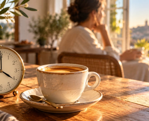 À quelle heure arrêter le café avant de dormir ? Espresso, filtre ou grand gobelet : calculez votre heure limite selon votre coucher.