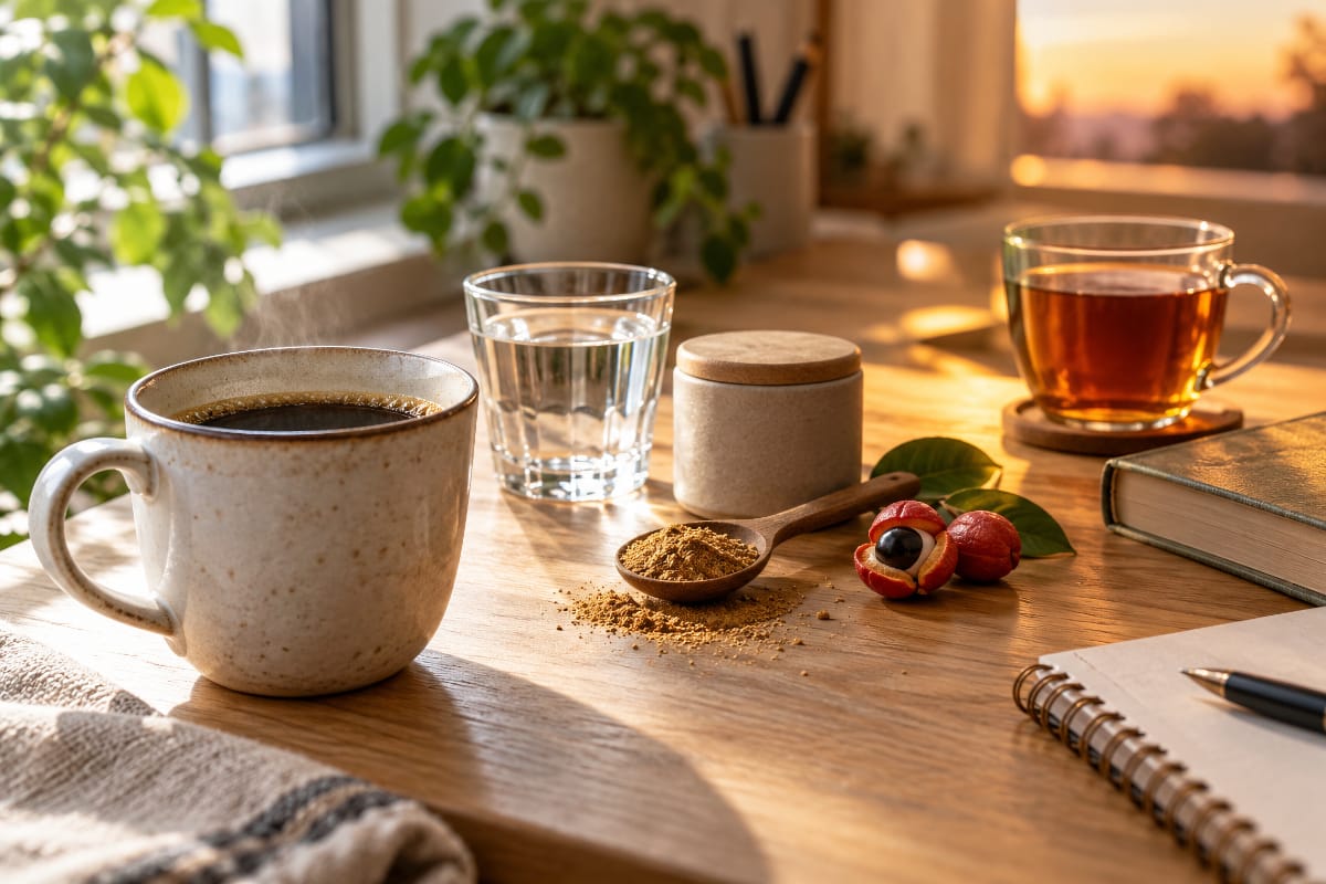 Café, guarana et thé : différentes sources de caféine à cumuler